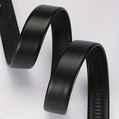 Men's Leather Belt Waist Stap Without Buckle Durable Business Belt