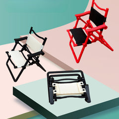 Mini Outdoor Chair Dollhouse Toy Beach Chair Scene Accessory