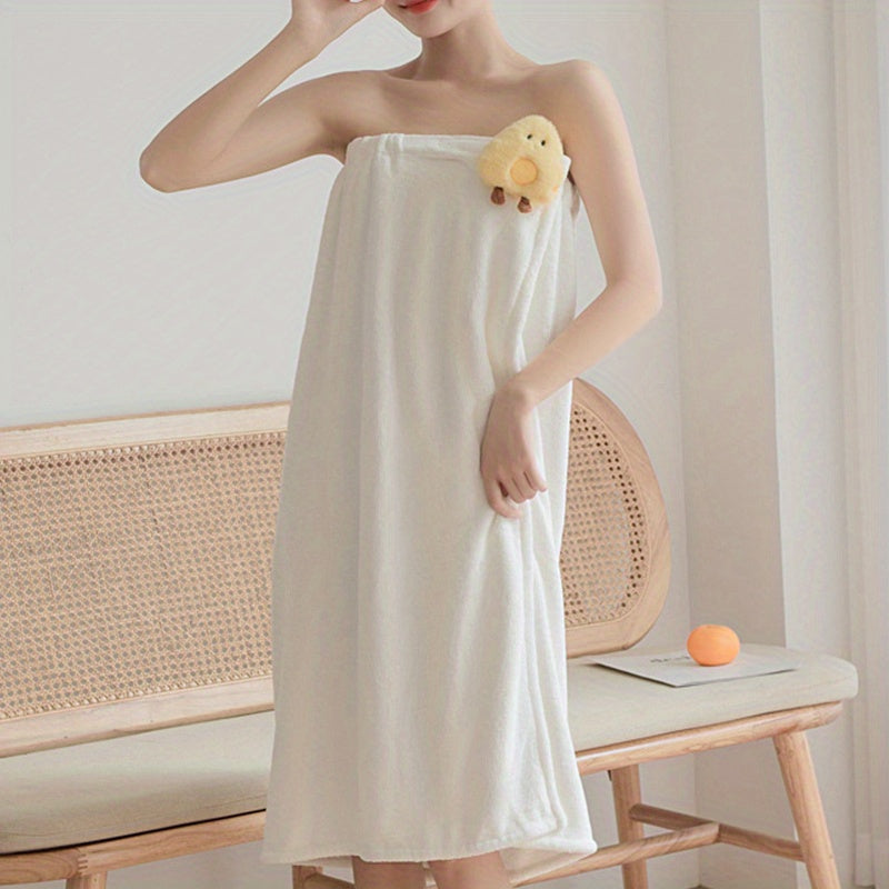 Women's Bath Towel Wearable Shower Skirt Absorbent Bath Sheet