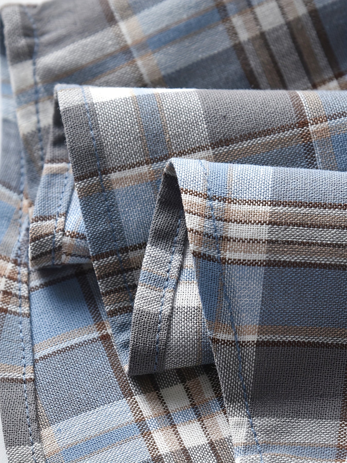 Toddler Boys Plaid Graphic Button Short Sleeve Shirt