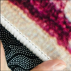 Vintage Nordic Area Rug Light Geometric Pattern Indoor Mat