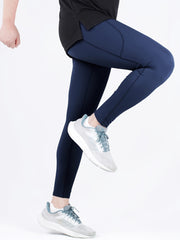 Men's High Waist Compression Leggings for Sports