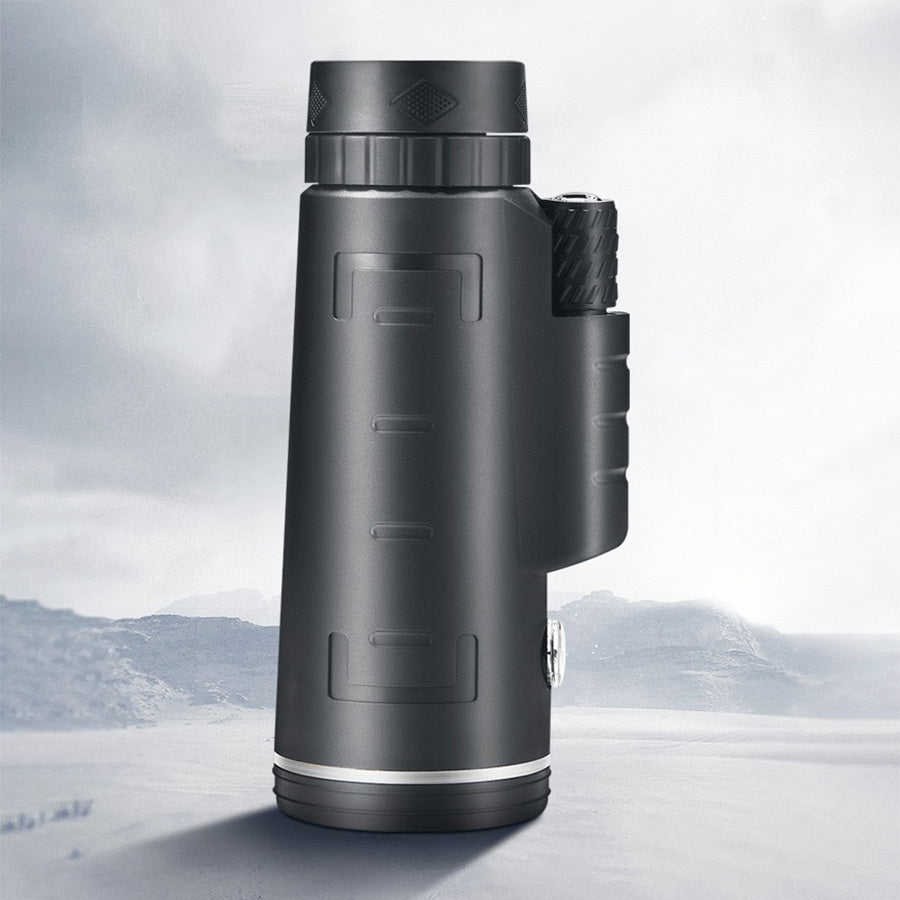 HD Monocular Telescope 10x Zoom 42mm Lens Smartphone Clip Tripod Stand