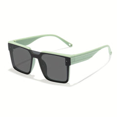 Square Frame Sun Protection Sunglasses for Boys Girls Teens
