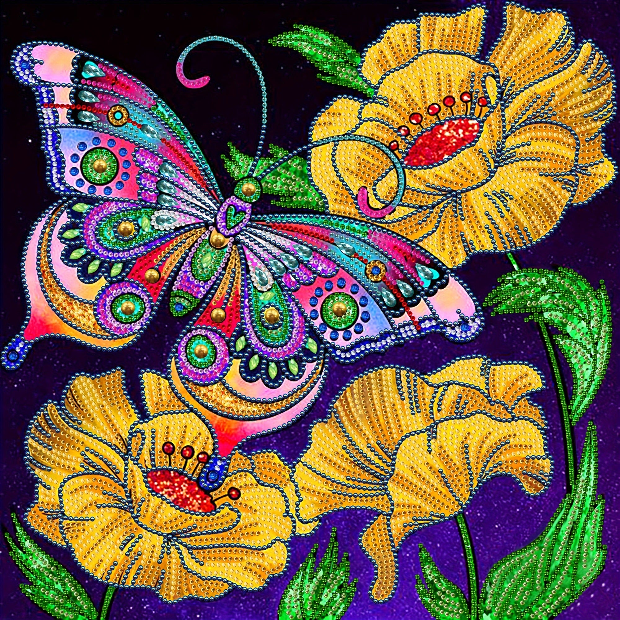 Butterfly Special Shape Diamond Painting Kit DIY 5D Art Kit