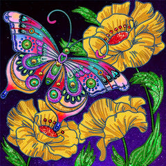 Butterfly Special Shape Diamond Painting Kit DIY 5D Art Kit