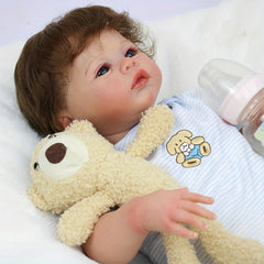 18-Inch Realistic Soft Body Reborn Baby Doll for Kids - Christmas Gift