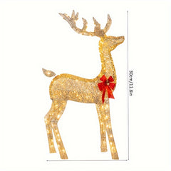 Christmas Deer Lighting Happy Year Decoration