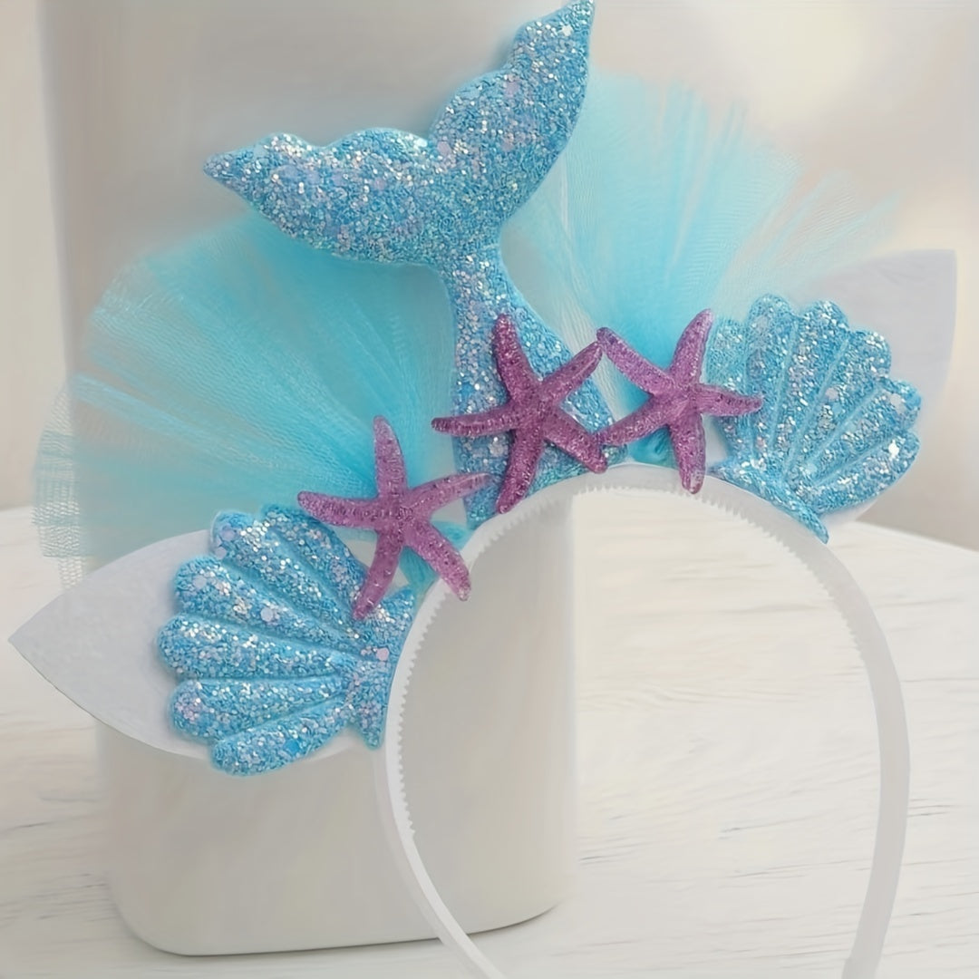 Children's Mermaid Hair Band Girl Party Hair Accessories