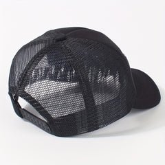 Gothic Letter Print Trucker Hat Mesh Baseball Cap Hip Hop