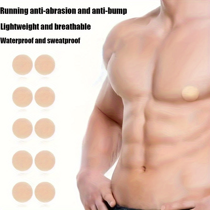 Men's Invisible Nipple Stickers Anti-swelling 50 Pcs
