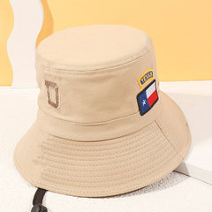 D Embroidery Bucket Hat Sunscreen Cartoon Beach Hat