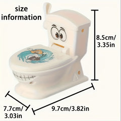 Poop Shooting Family Game Set w/ Toilet & Launchers