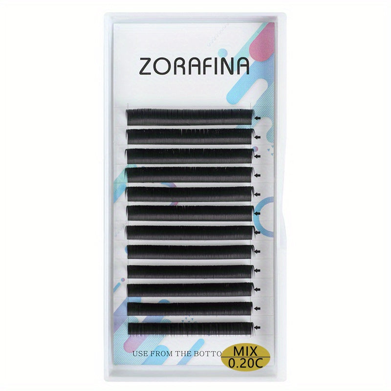 Matte Flat Hair Lashes Natural Cross Fluffy Cluster Lashes Extension