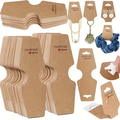 100pcs Jewelry Display Holder Cards for Necklaces Bracelets Earrings