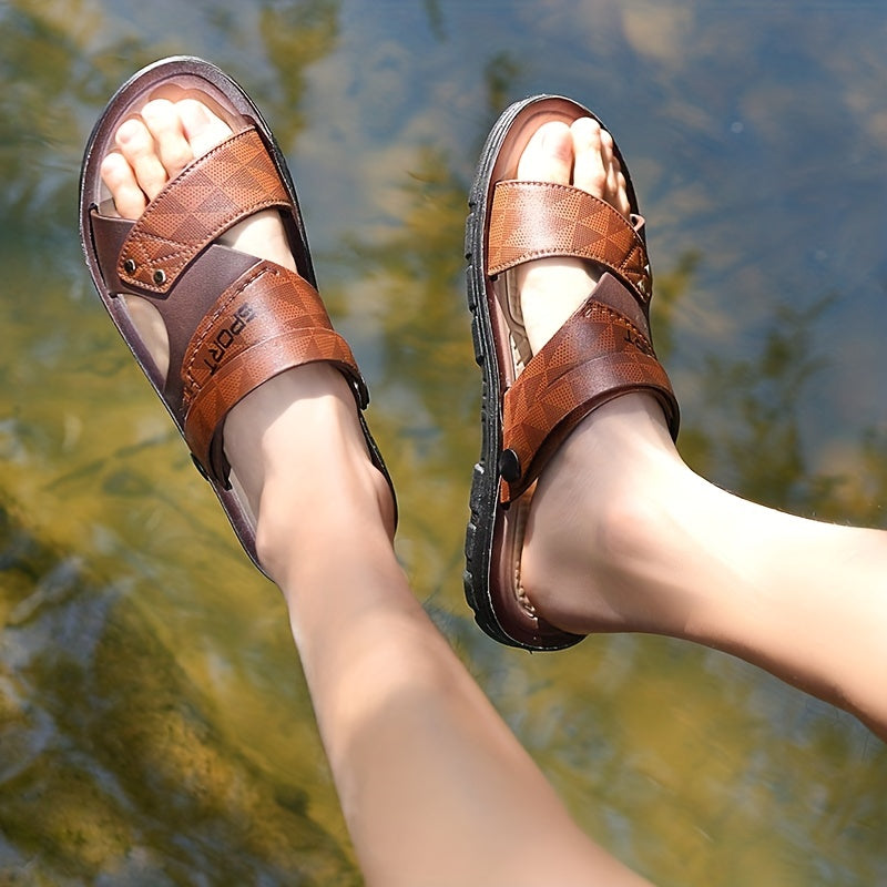 Men's Non Slip Sandals Wear resistant Comfy Beach Shoes Summer