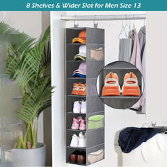 Foldable Hanging Shoe Bag Dust proof Storage Rack
