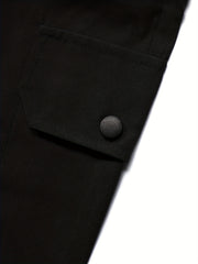 Men s Flap Pocket Jogger Pants Drawstring Waist