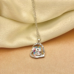 Unicorn Pendant Necklace Gift For Girls