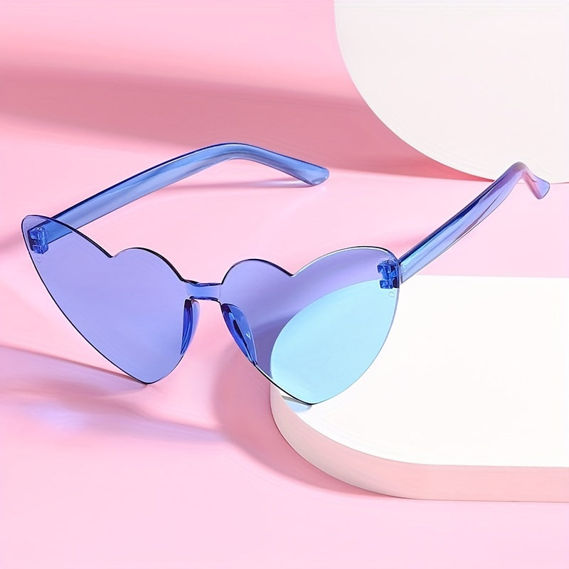 Kids Heart Shaped Sunglasses UV Protection Glasses for Girls and Boys