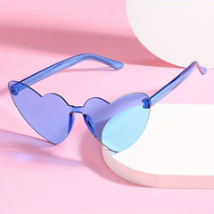 Kids Heart Shaped Sunglasses UV Protection Glasses for Girls and Boys