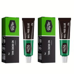 2pcs Nail Glue Adhesive Fast Drying Metal Plastic Sticker Glass Glue