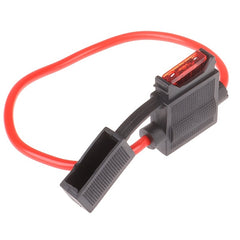 Waterproof Car Fuse Box Holder with 6 Fuses (5A/10A/15A/20A/25A/30A)