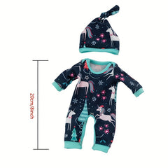Jumpsuit Doll Set for 10-12in Dolls 25 Reborn Baby Clothes