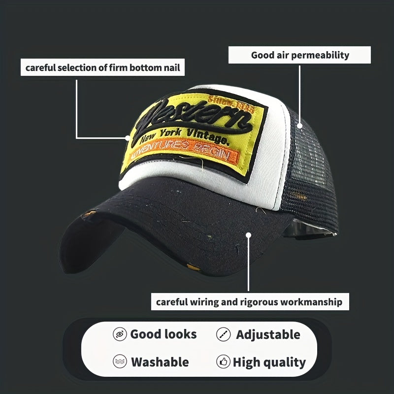 Unisex Sunshade Adjustable Baseball Cap For Mountaineering