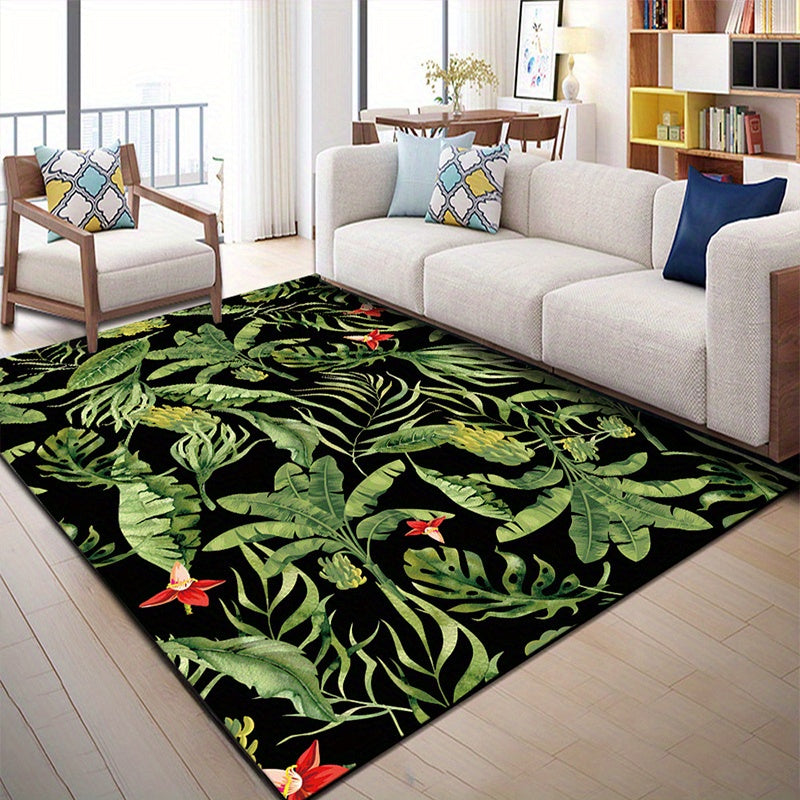 Large Area Rugs Soft Polyester Non Slip Floor Carpet Yoga Mat