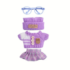 Doll Clothes Accessories Set for 6-9 Inch Dolls, Fashionable Toy for Children