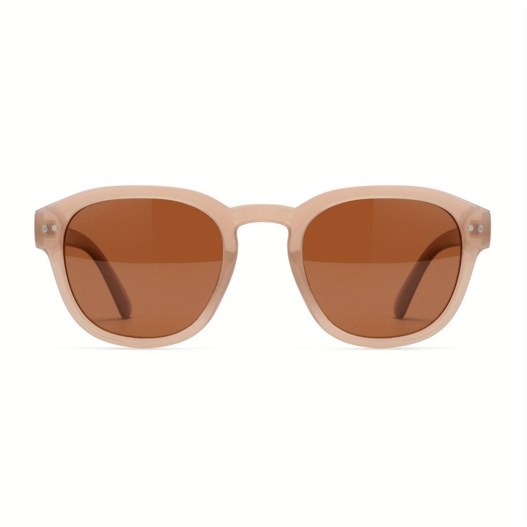 Retro Round Polarized Sunglasses For Men UV400 Protection