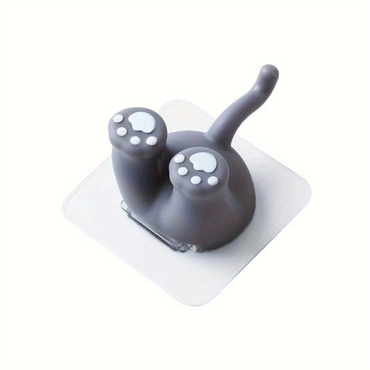 Cartoon Animal Hook Hole Plug Bracket for Keys and Toothbrushes