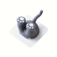 Cartoon Animal Hook Hole Plug Bracket for Keys and Toothbrushes