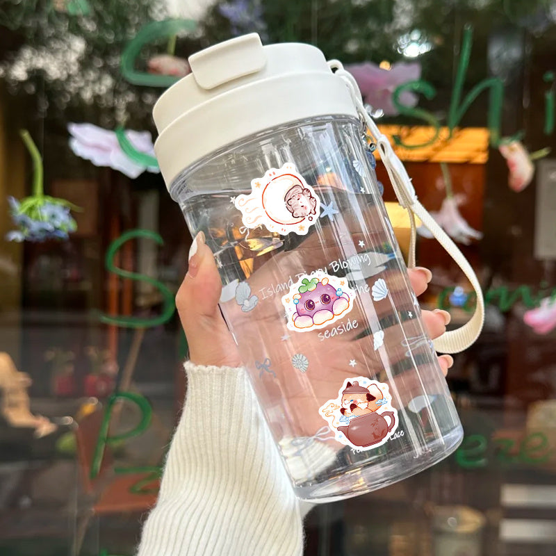 103pcs Colorful Food and Animal Stickers DIY Planner Decoration