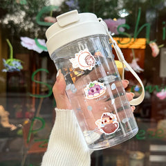 103pcs Colorful Food and Animal Stickers DIY Planner Decoration