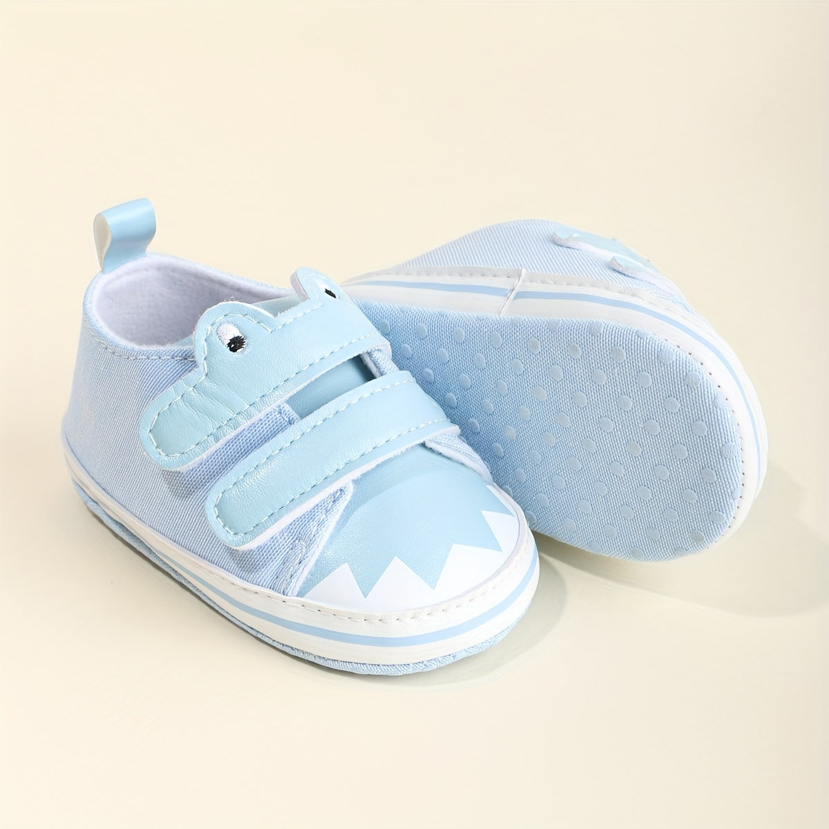 Cheerful Cartoon Sneakers for Baby Boys Lightweight Non Slip Shoes