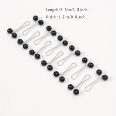 12pc Pearl U-shaped Clips Hijab Pins Headscarf Shawl Clips Safety Pins