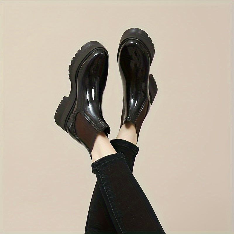 Women's Waterproof Rain Boots Casual Wear-Resistant Water Shoes