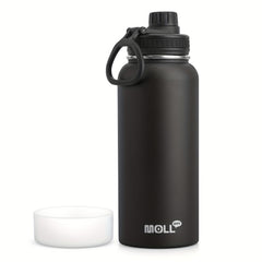 32 Oz Insulated Water Bottle Stainless Steel Wide Mouth Sport Bottle