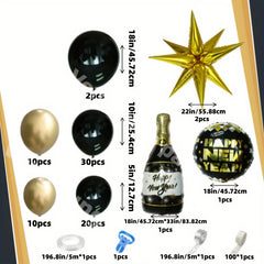 Golden Star Balloons for Party Decoration