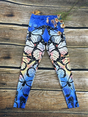 Butterfly Print Workout Yoga Tight Pants Fitness Leggings
