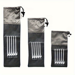 Ground Nail Storage Bag for Outdoor Camping Accessories 3 Sizes