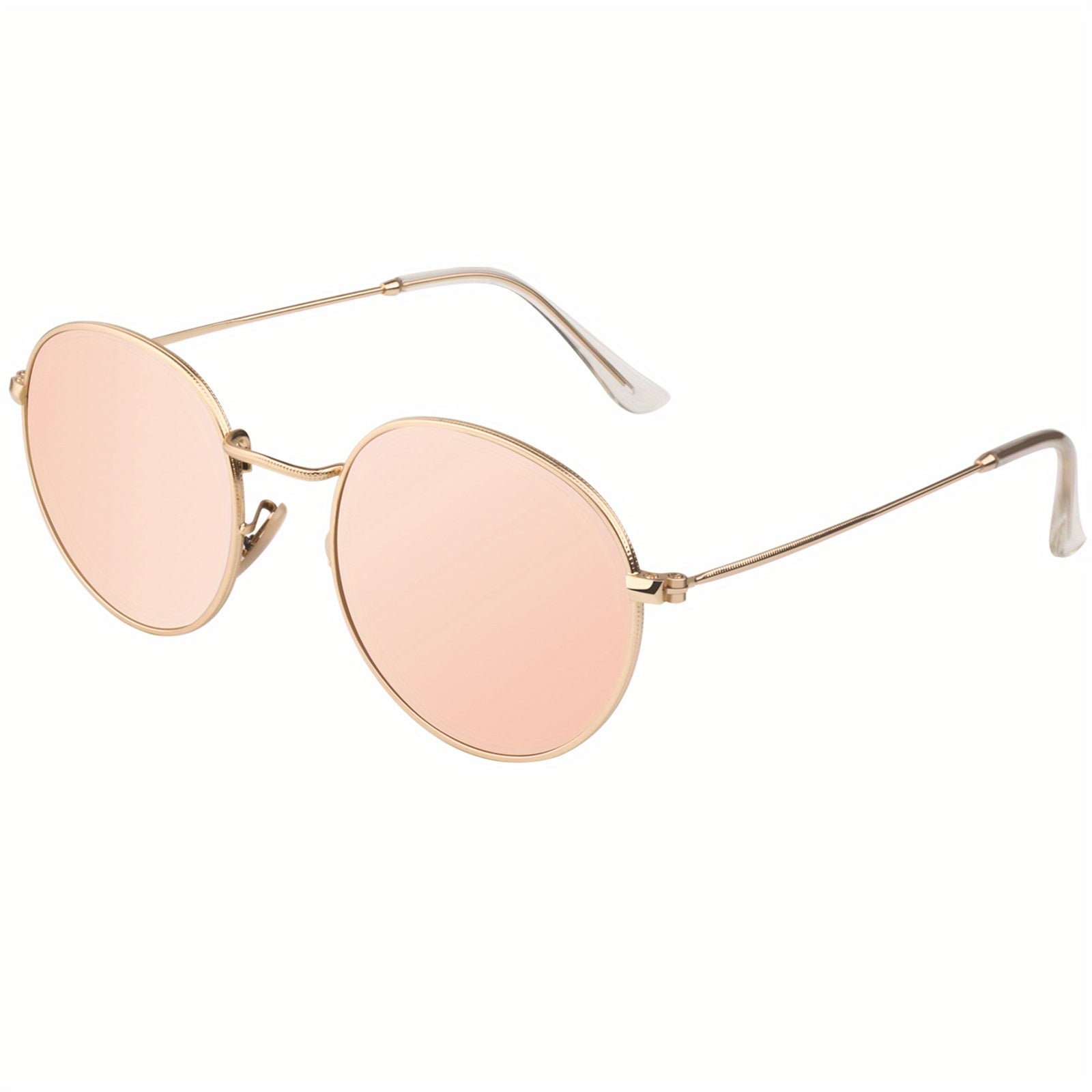 EYEOJO Round Polarized Sunglasses Retro Circle Sunglasses