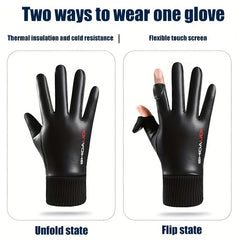 Winter Waterproof Warm Gloves for Outdoor Cycling Driving Fishing