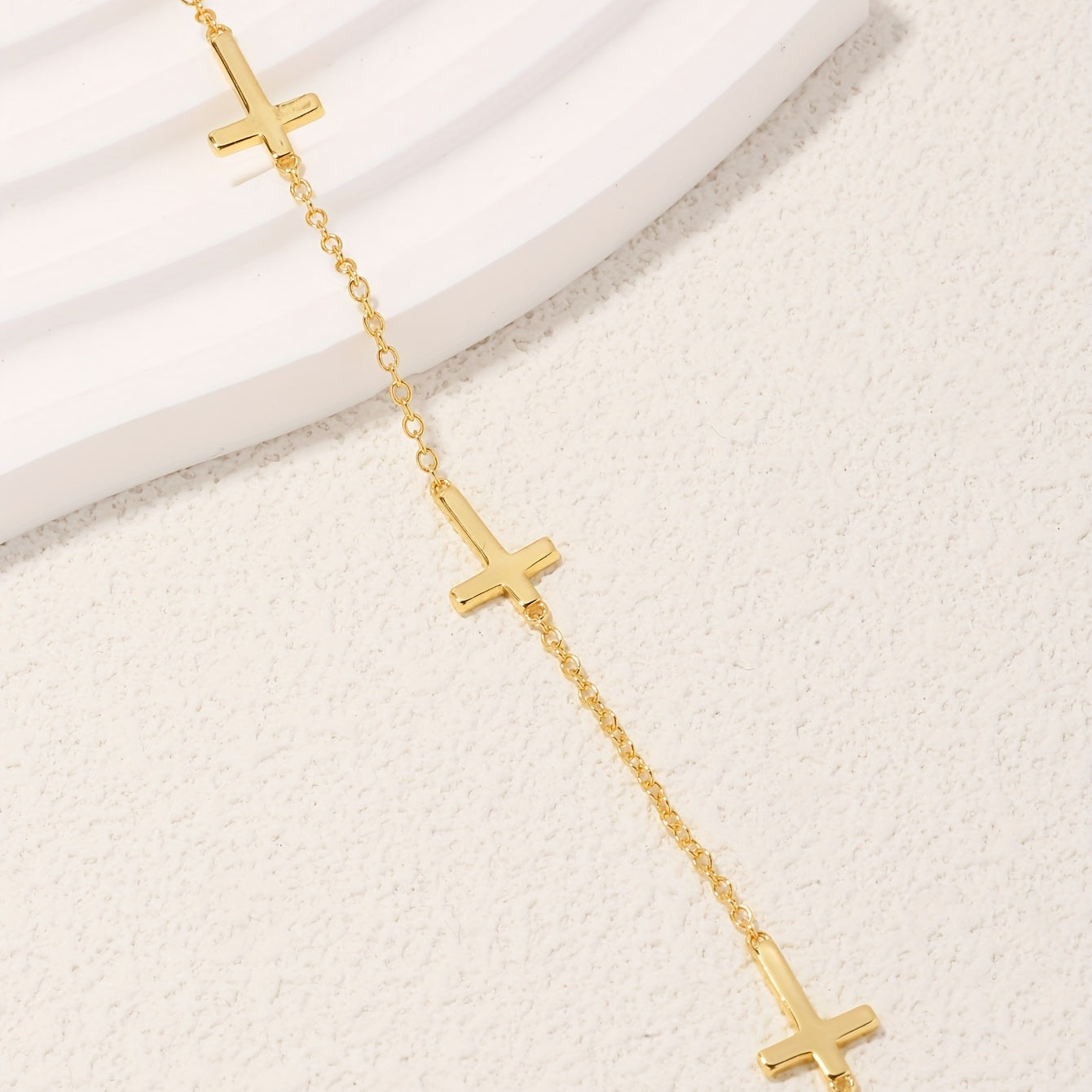 Vintage Style Cross Chain Bracelet Hand Jewelry Party Favors