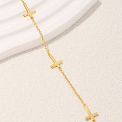 Vintage Style Cross Chain Bracelet Hand Jewelry Party Favors