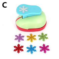 10pcs Craft Hole Punch Paper Puncher Scrapbooking Punches Random Colors