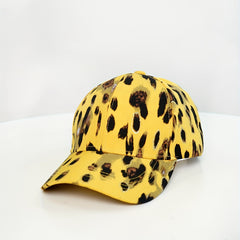 Leopard Print Baseball Cap Hip Hop Hot Stamping Sun Hat Adjustable Sunscreen Gol
