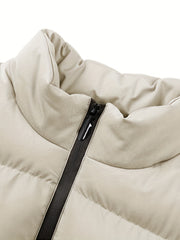 Men's Warm Winter Zipper Pockets Down Vest